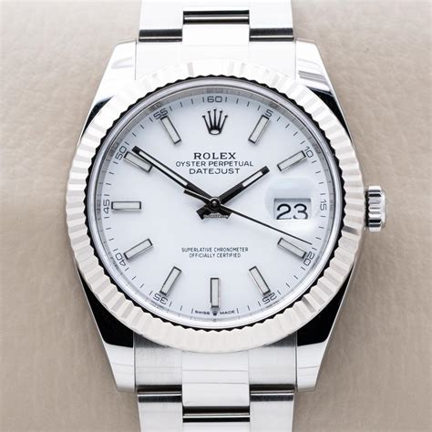 rolex datejust 41 weißgold lünette preis|rolex datejust 41 retail price.